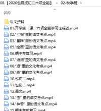 2020包君成初二语文六项全能网课-文件截图（3）