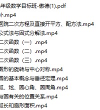 傲德初中初三数学课外辅导全年班-文件截图（2）