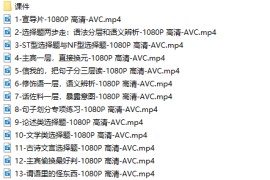 中文系五匪子《高考语文选择题自救课视频21讲》百度网盘分享