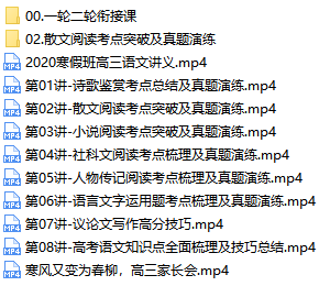 谢欣然2020届高考语文二三轮辅导-文件截图(2)